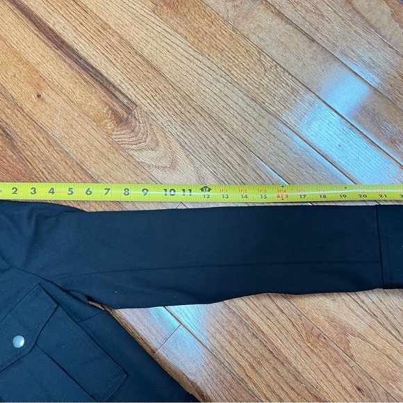 Black Cropped Utility jacket with front pockets women’s xs - Picture 10 of 12
